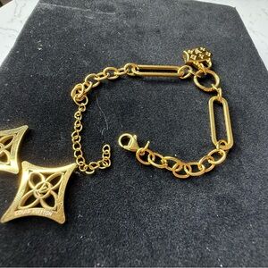 Golden Set bracelet and earrings